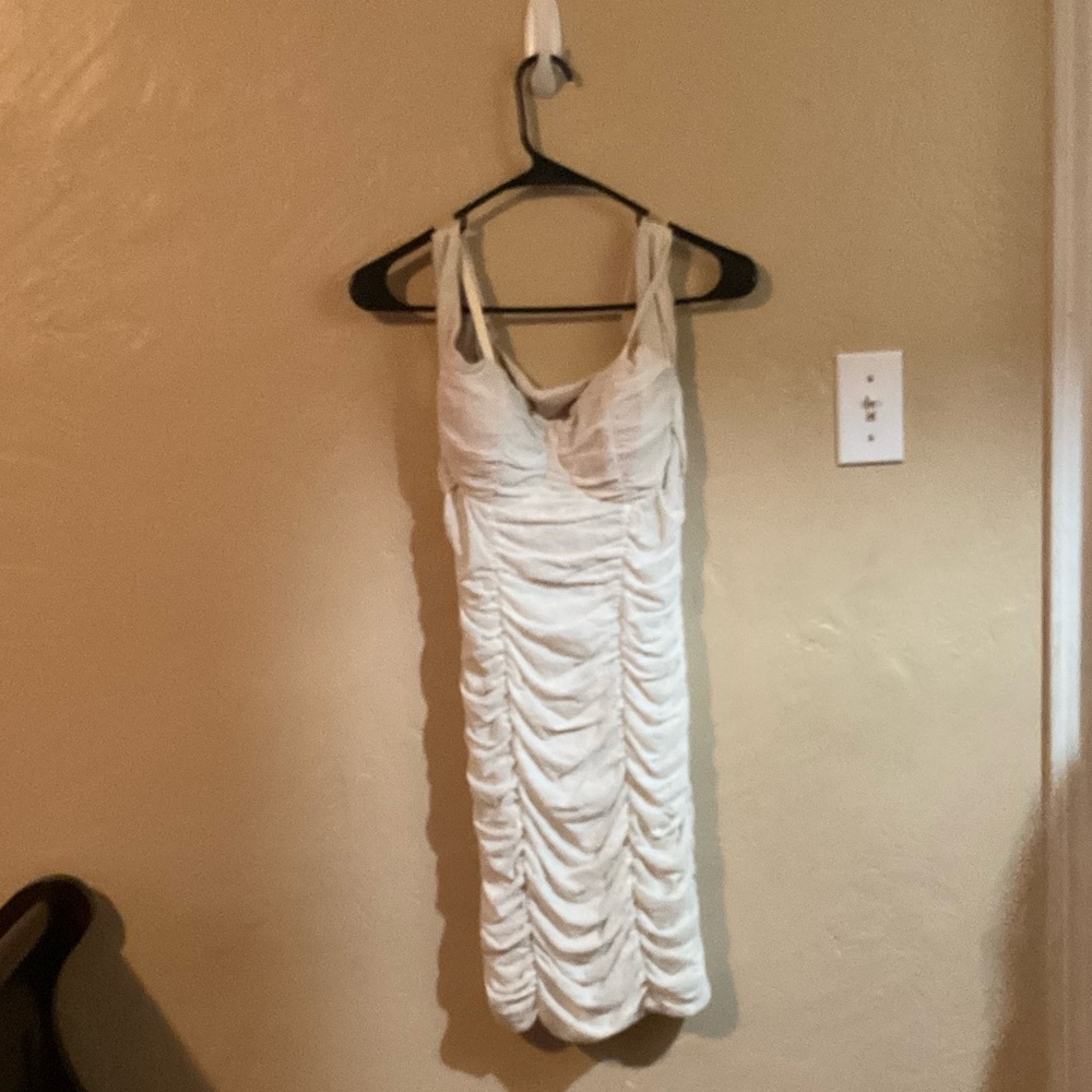 BCX Ivory Textured Dress